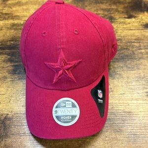 Solid Red Dallas cowboys Hat Ball Cap 9Twenty Adjustable New